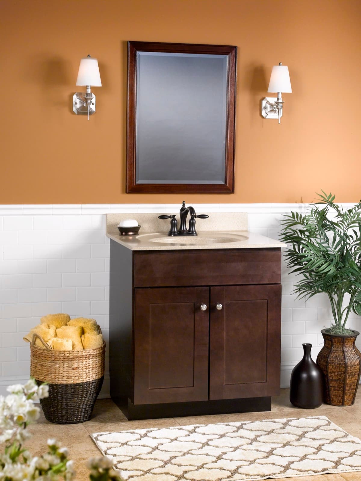 Cultured Marble Sand vanity top