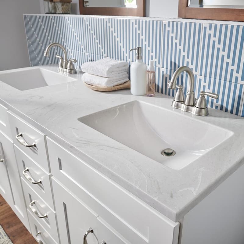 Cultured marble vanity top